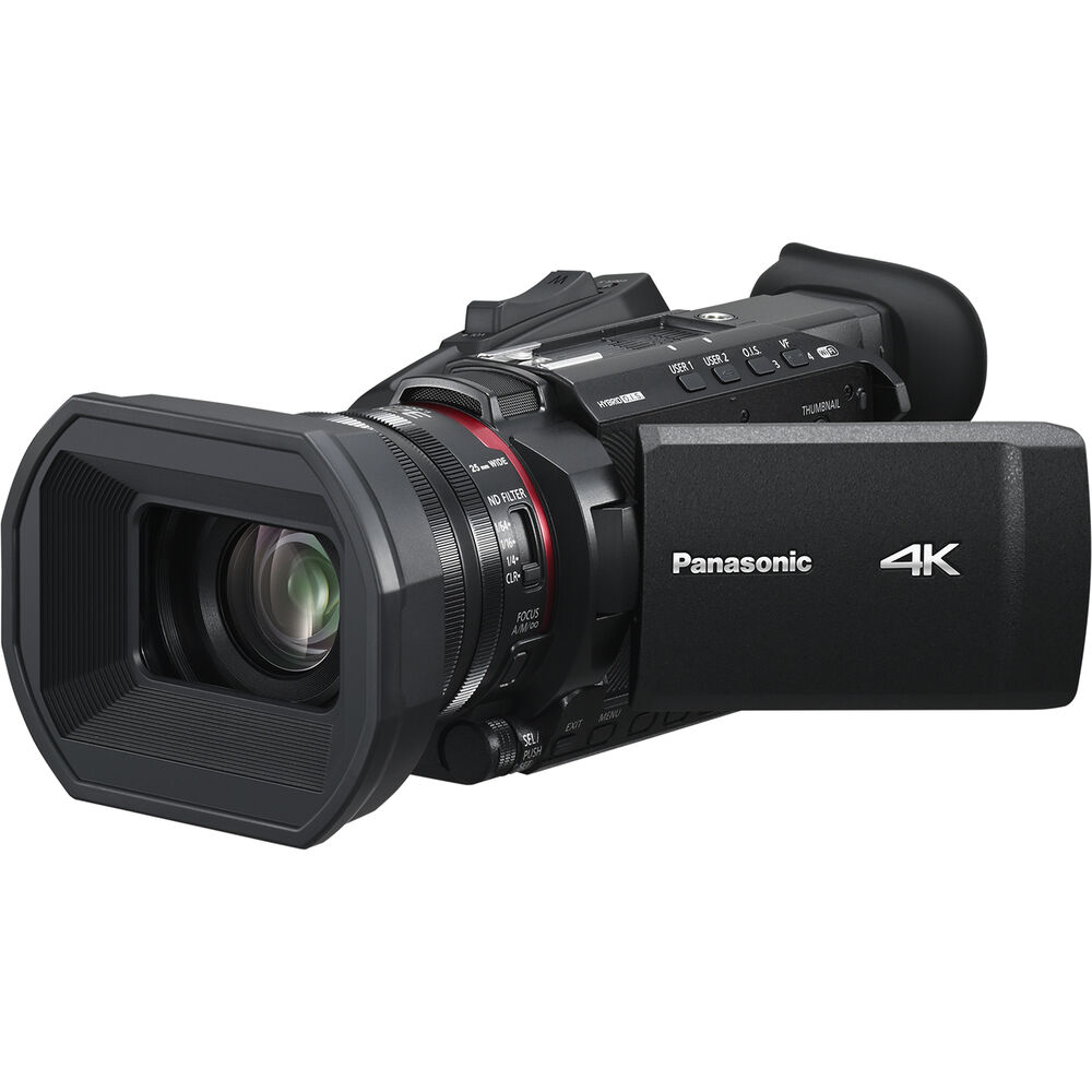 Panasonic HC-X1600 UHD 4K HDMI Camcorder with 24x Zoom - 10PC Accessory Bundle
