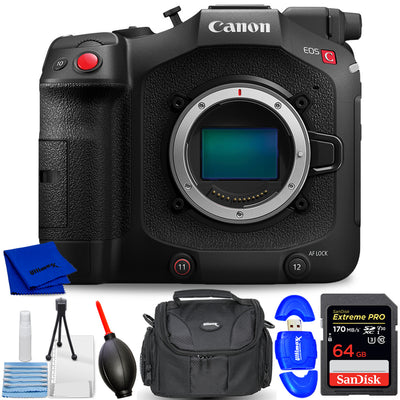 Canon EOS C80 6K Full-Frame Cinema Camera (Canon RF) 6389C002 - 7PC Bundle