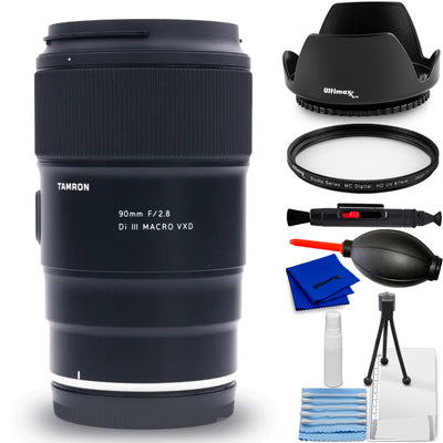 Tamron 90mm f/2.8 Di III VXD Macro Lens (Nikon Z) AFF072Z700 - 7PC Accessory Kit