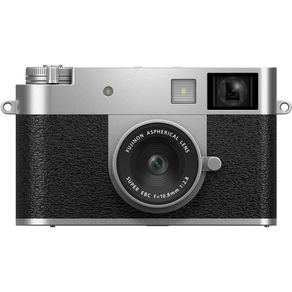 FUJIFILM X half Digital Camera (Silver) 16954095 - 7PC Accessory Bundle