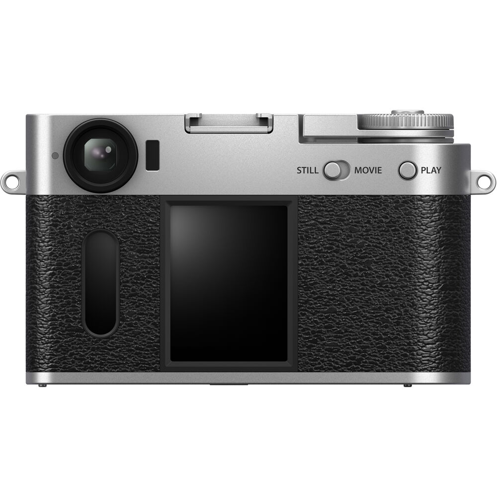 FUJIFILM X half Digital Camera (Silver) 16954095 - 7PC Accessory Bundle