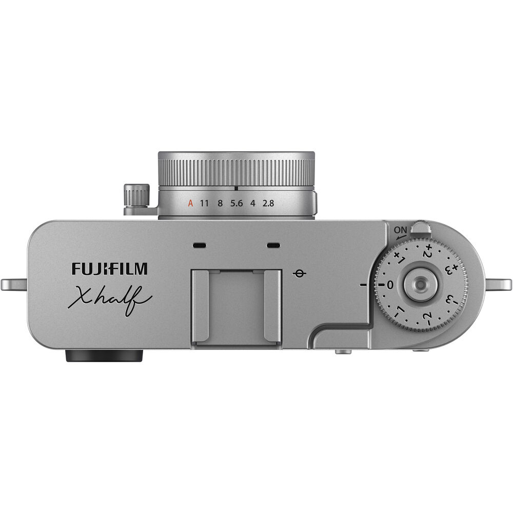FUJIFILM X half Digital Camera (Silver) 16954095 - 7PC Accessory Bundle