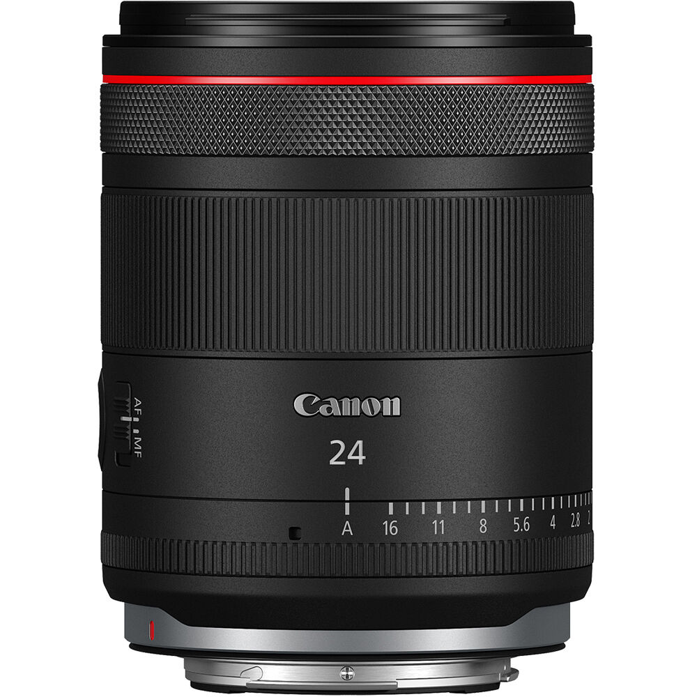 Canon RF 24mm f/1.4 L VCM Lens (Canon RF) 6907C002 - 7PC Accessory Bundle