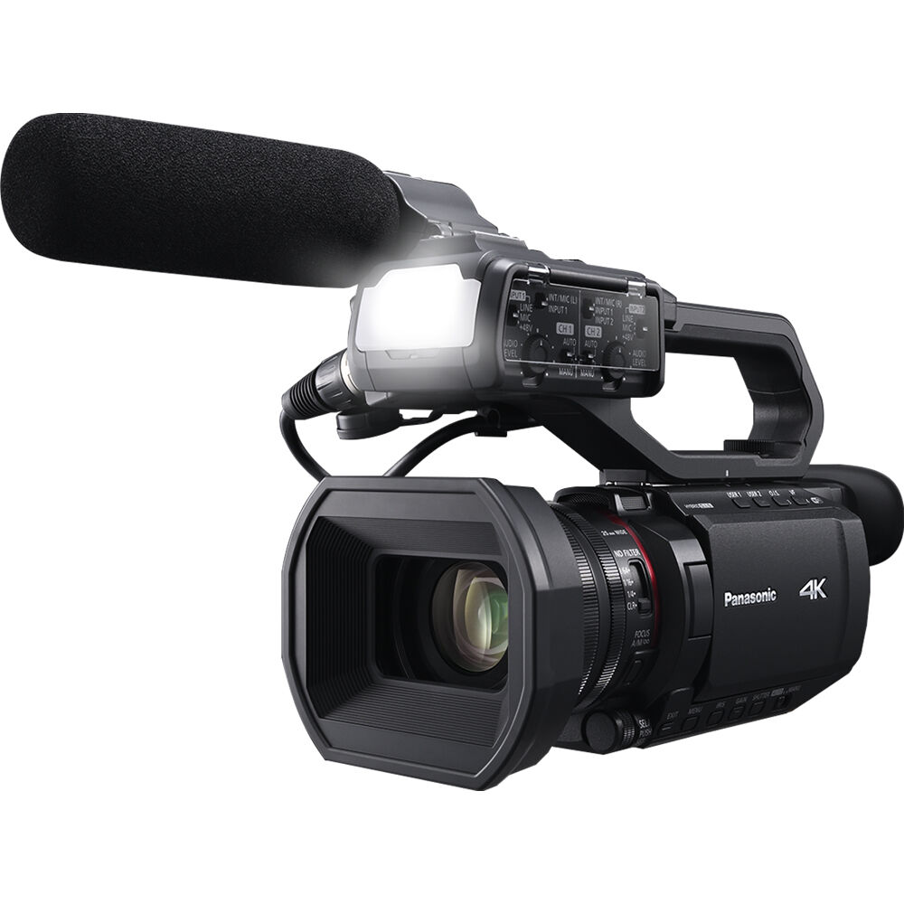 Panasonic HC-X2100 UHD 4K 3G-SDI/HDMI Pro Camcorder with 24x Zoom - 12PC Bundle