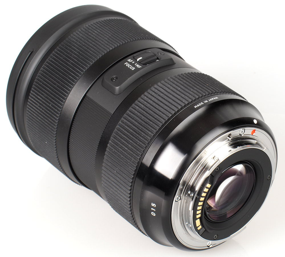 Sigma 24-35mm f/2 DG HSM Art Lens for Nikon F + Filter Kits + Lens Pouch Bundle