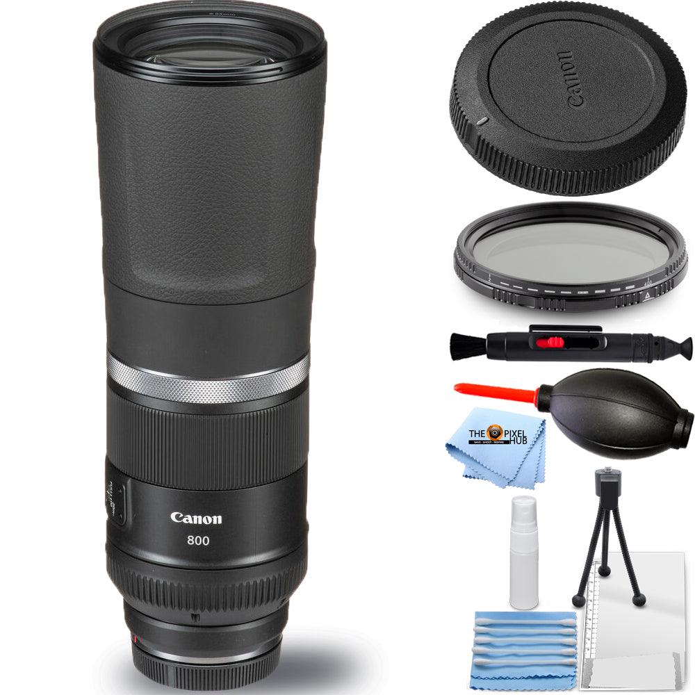 Canon RF 800mm f/11 IS STM Lens 3987C002 - Essential VND Filter Bundle