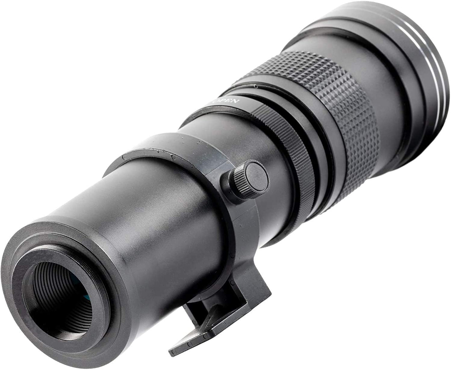 Ultimaxx 420–800 mm f/8,3–16 Super HD manuelles Telezoom-Objektiv mit T-Mount (schwarz)