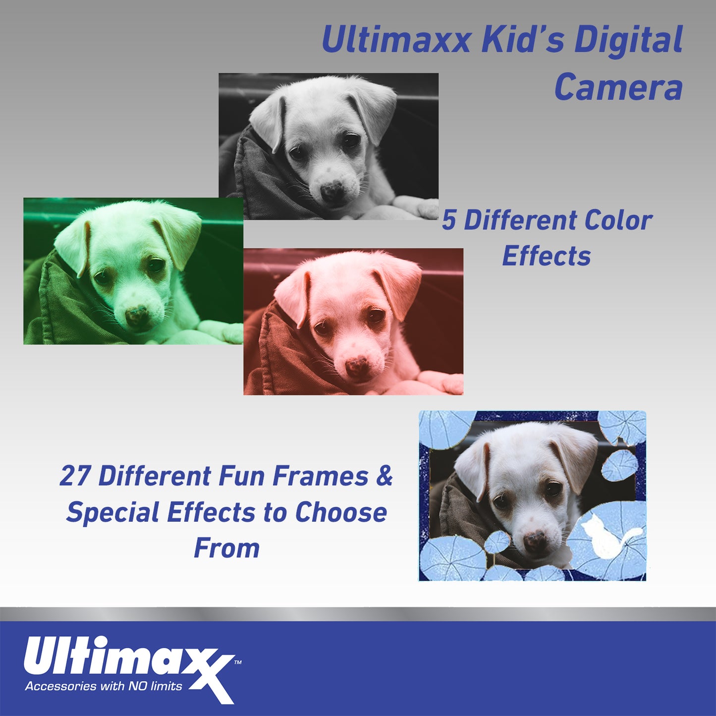 Ultimaxx Digitaler Videorecorder, Kamera für Kinder und Jugendliche im Alter von 8–12 Jahren, Anfänger, mit Spielen, 32 GB Micro SD, Weihnachtsgeschenk