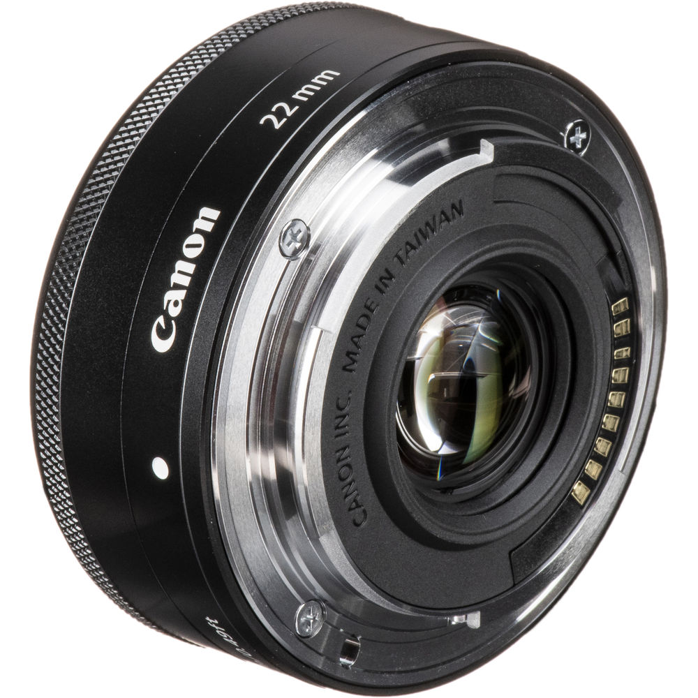 Canon EF-M 22mm f/2 STM Lens 5985B002 + Filter Kit Bundle - White Box