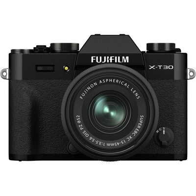 FUJIFILM X-T30 II spiegellose Kamera mit XC 15-45 mm OIS PZ-Objektiv (schwarz)