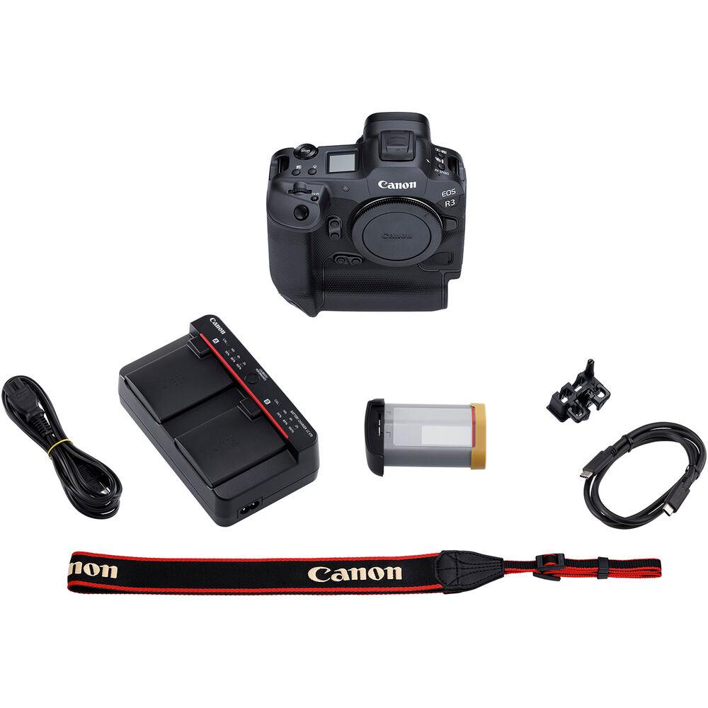Canon EOS R3 Mirrorless Digital Camera (Body Only) - 12PC Accessory Bundle