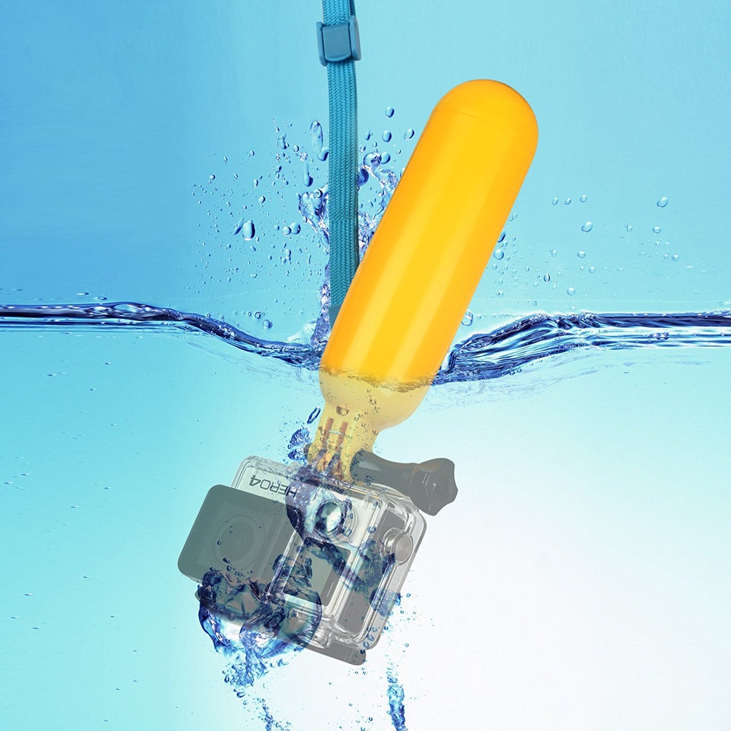 SCHWIMMENDE Handgriffhalterung Zubehör Float für Gopro Hero 9 8 7 6 5 Kamera