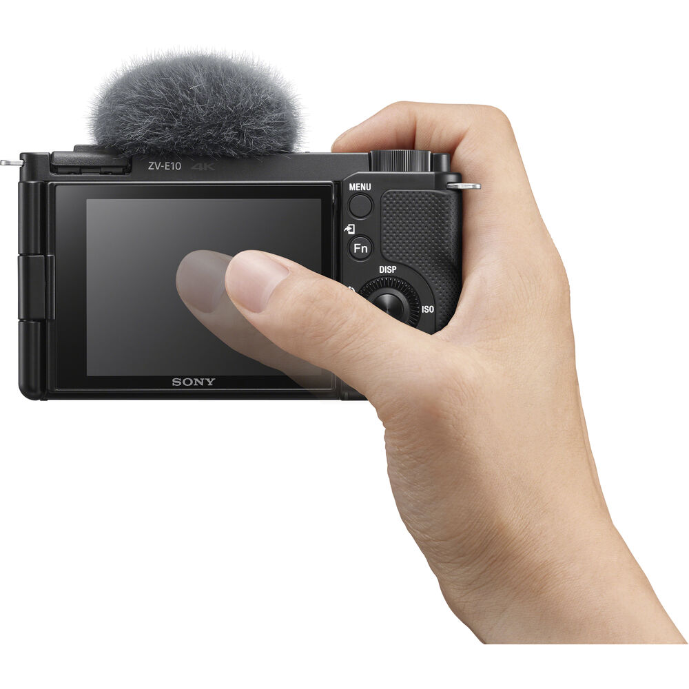 Sony ZV-E10 spiegellose Kamera (nur Gehäuse) (Schwarz) ILCZV-E10/B - Kit-Box
