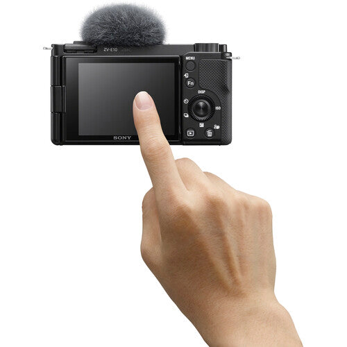 Sony ZV-E10 spiegellose Kamera (nur Gehäuse) (Schwarz) ILCZV-E10/B - Kit-Box