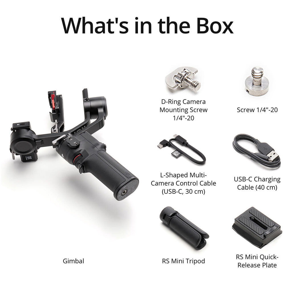 Bild 1 von 6
Original OEM DJI RS 3 Mini Gimbal Stabilisator CP.RN.00000294.01 - Bundle