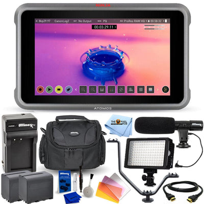 Atomos Ninja V+ 5.2" 8K HDMI H.265 Raw Recording Monitor + EXT BATT Bundle