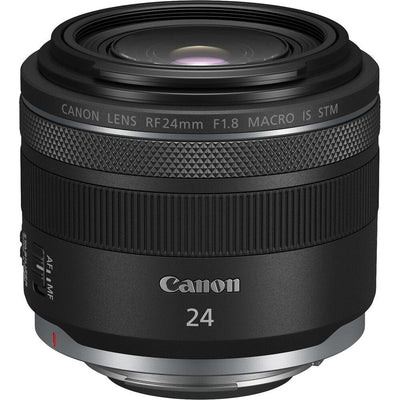 Canon RF 24mm f/1.8 Macro IS STM Lens 5668C002 - 7PC Accessory Bundle