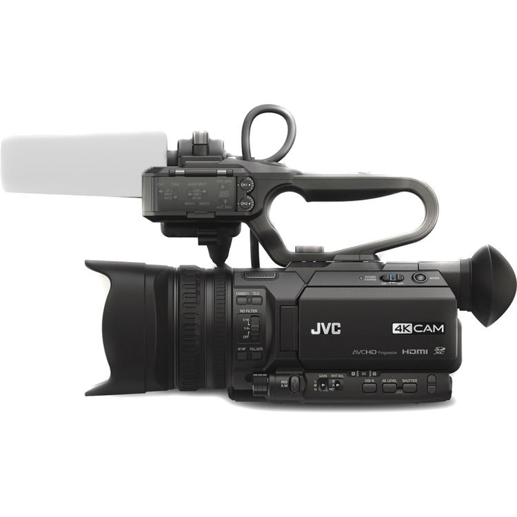 JVC GY-HM180 Ultra HD 4K 12.4MP Camcorder - Essential 32GB Bundle