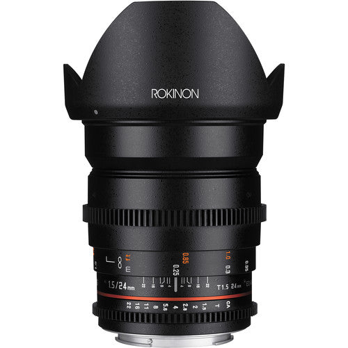 Rokinon 24mm T1.5 Cine DS Lens for Nikon F Mount - DS24M-N Brand New!!