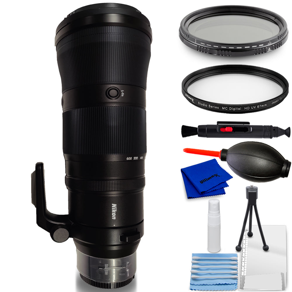 Nikon NIKKOR Z 180–600 mm 1:5,6–6,3 VR-Objektiv (Nikon Z) 20117 – Zubehörpaket