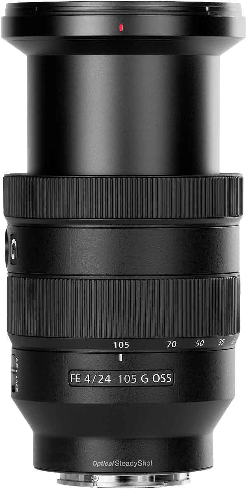 Sony FE 24–105 mm f/4 G OSS-Objektiv SEL24105G + Tele- und Weitwinkelobjektiv-Paket