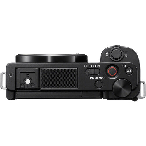 Sony ZV-E10 spiegellose Kamera (nur Gehäuse) (Schwarz) ILCZV-E10/B - Kit-Box