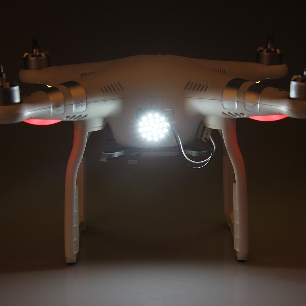 24 LED Spot Kopf Licht Dekorative Lampe-Energiesparende für DJI Phantom 3 Standard