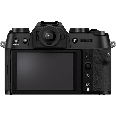 FUJIFILM X-T50 spiegellose Kamera (schwarz) 16828222 – 7-teiliges Zubehörpaket