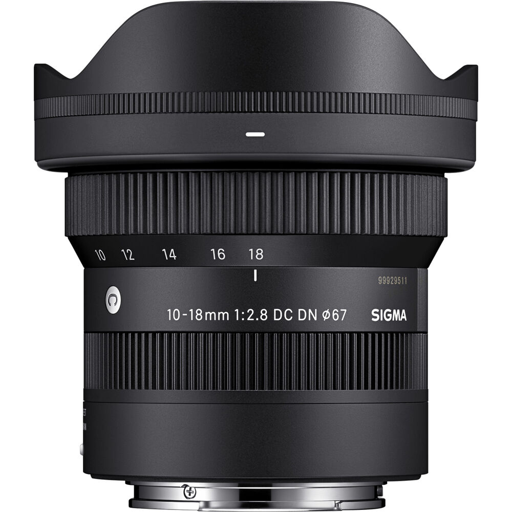 Sigma 10–18 mm f/2,8 DC DN Contemporary-Objektiv (Sony E) 207965 – 10-teiliges Zubehörset