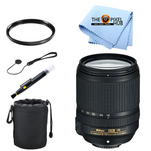 Nikon 18-140mm f/3.5-5.6G ED VR AF-S DX NIKKOR Zoom Lens In Frustration Free Packaging