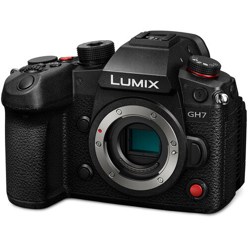 Panasonic Lumix GH7 spiegellose Kamera (Gehäuse) DC-GH7BODY - 12-teiliges Zubehörpaket