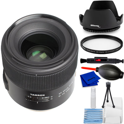 Tamron SP 45mm f/1.8 Di VC USD Lens for Nikon F AFF013N-700 - 7PC Accessory Kit Tamron