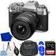 FUJIFILM X-T50 Mirrorless Camera with XF 16-50mm f/2.8-4.8 Lens Silver - 7PC Kit