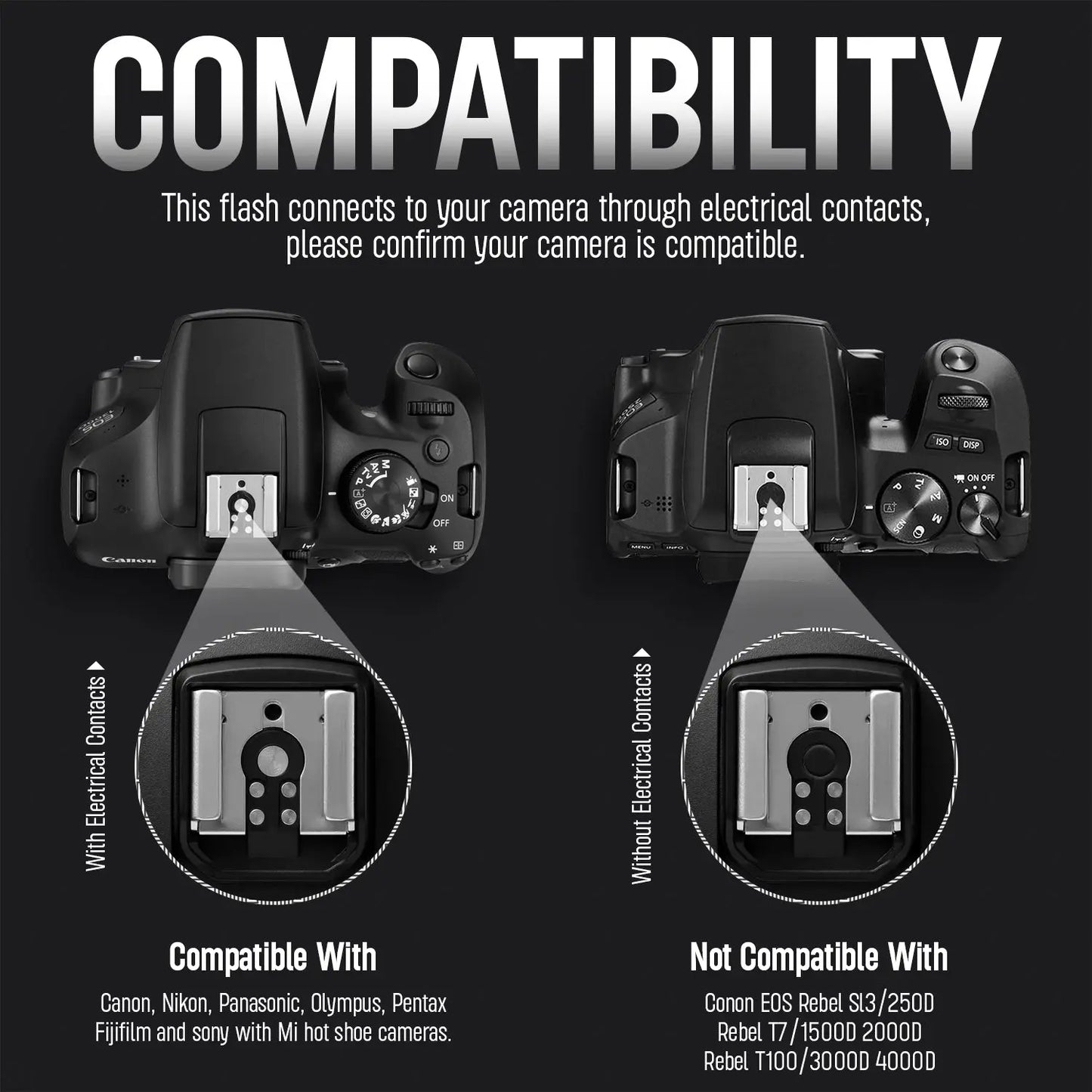 Universal Auto Flash w/ LCD Display by Ultimaxx, Slave Mode, Carry Pouch Ultimaxx