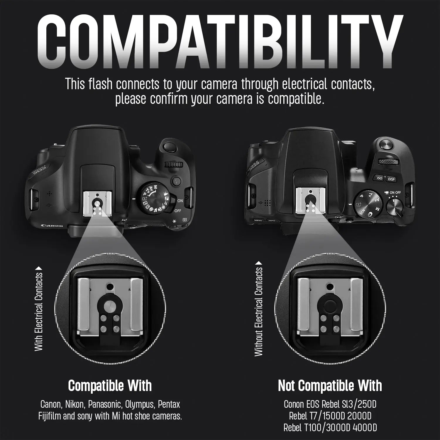 Universal Auto Flash w/ LCD Display by Ultimaxx, Slave Mode, Carry Pouch Ultimaxx