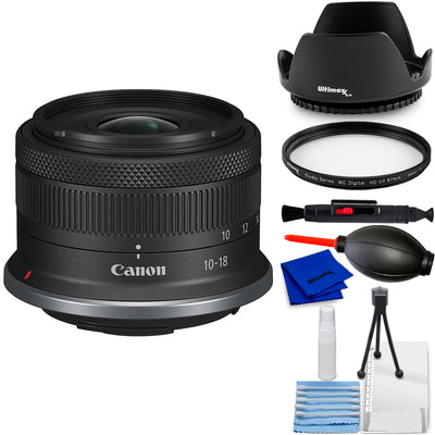 Canon RF-S 10-18mm f/4.5-6.3 IS STM Lens (Canon RF) 6262C002 - 7PC Bundle