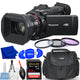 Panasonic HC-X1600 UHD 4K HDMI Camcorder with 24x Zoom - 8PC Accessory Bundle
