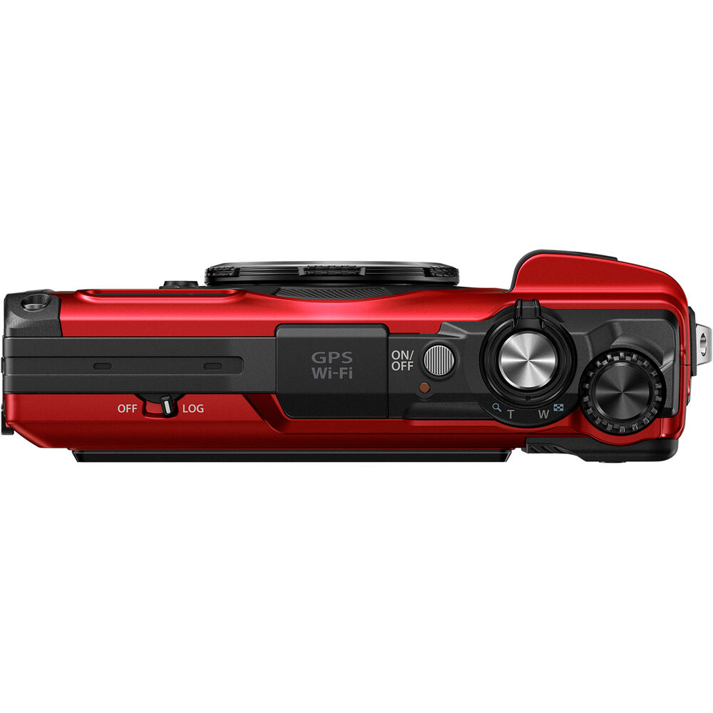 OM SYSTEM Tough TG-7 Digital Camera (Red) OPEN BOX