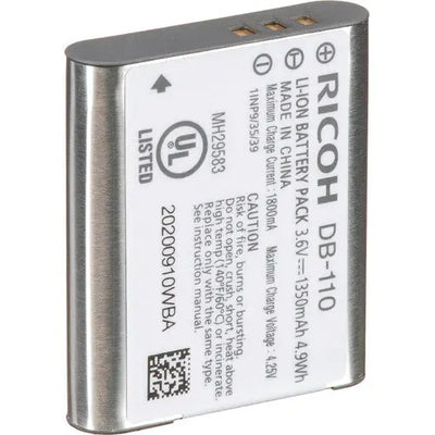 Ricoh DB-110 Rechargeable Lithium-Ion Battery (3.6V, 1350mAh) - 37838