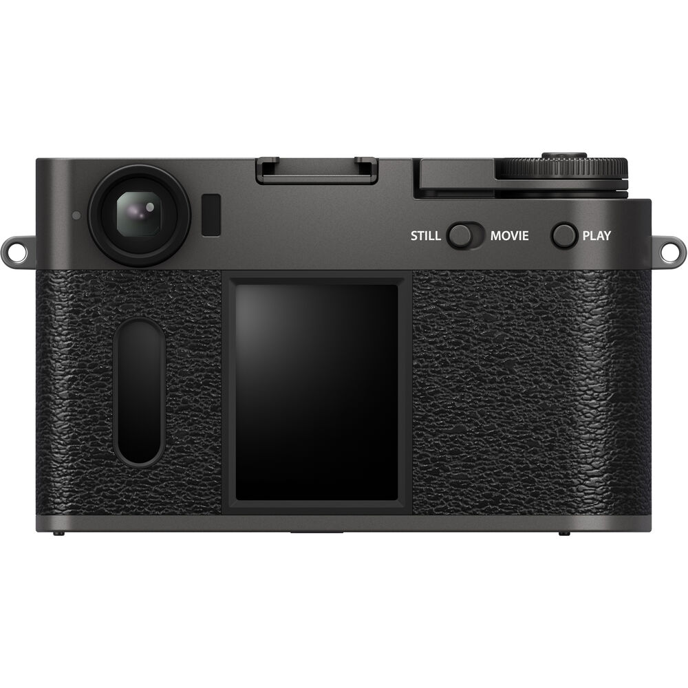 FUJIFILM X half Digital Camera (Charcoal Silver) 16954112 - 7PC Accessory Bundle