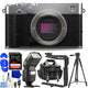 FUJIFILM X-E5 Mirrorless Camera Body (Silver) 16949923 - 10PC Accessory Bundle Fujifilm