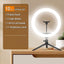 10" RGB Color Changing LED Ring Light with Tabletop Tripod Generic