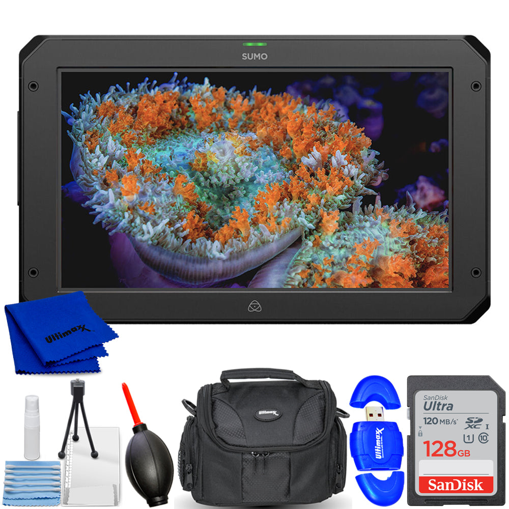 Atomos Sumo 19" SE HDR Monitor, Recorder, and Switcher ATOMSUMSE1 - 7PC Bundle Atomos