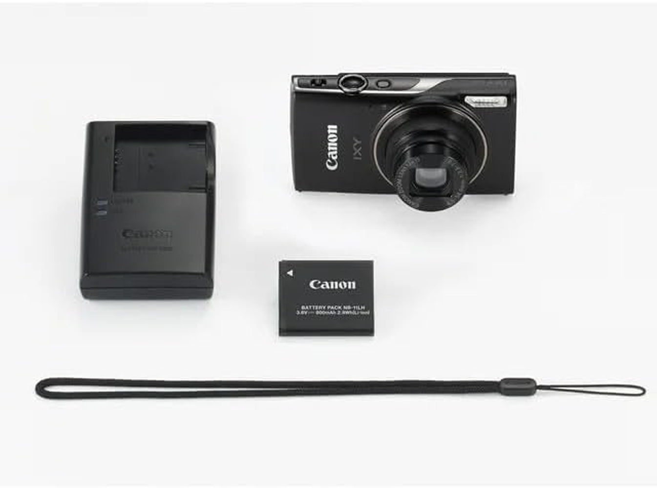 Canon Compact Digital Camera IXY 650 HS M (Black) 7280C001 - 7PC Accessory Kit Canon
