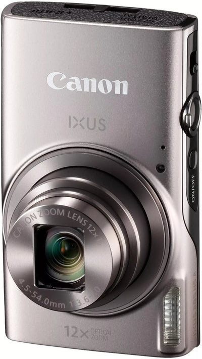 Canon IXUS 285 HS A Digital Camera (Silver) - 12PC Accessory Bundle Canon