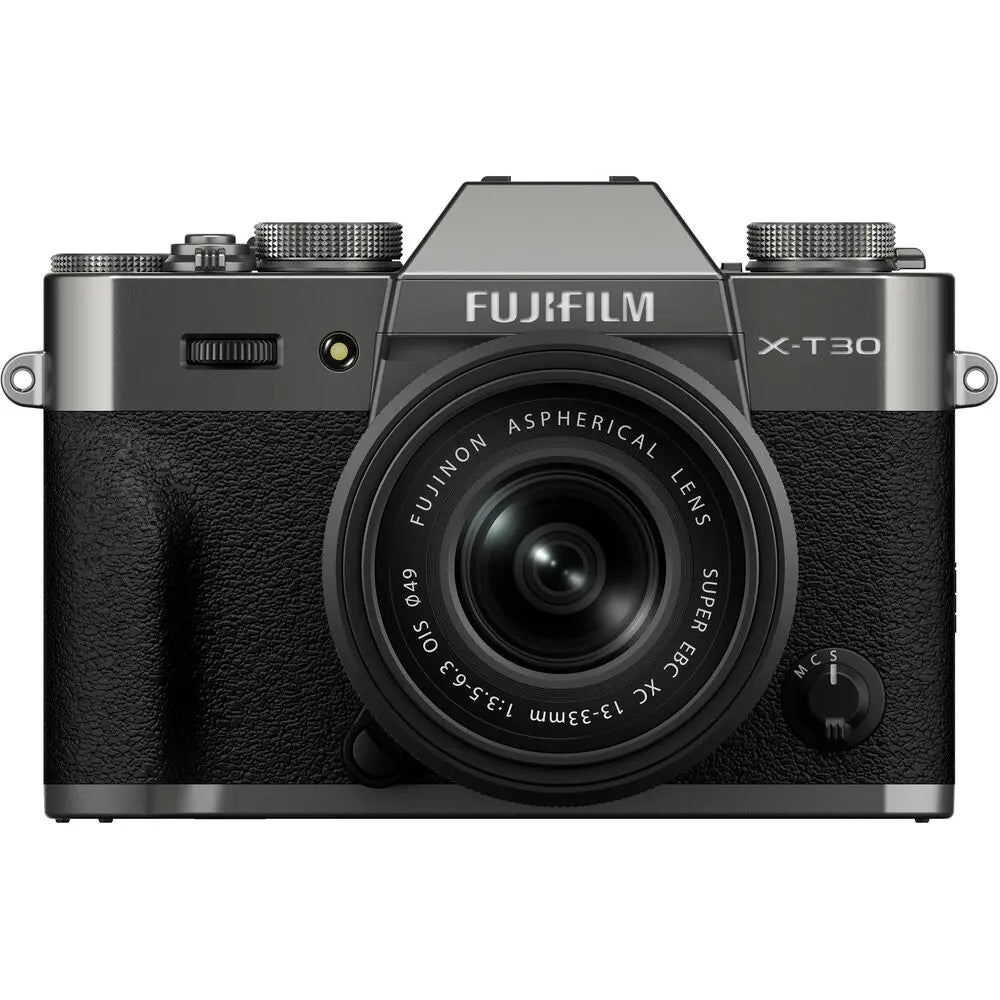 FUJIFILM X-T30 III Mirrorless Camera with 13-33mm Lens (Charcoal Silver) Bundle