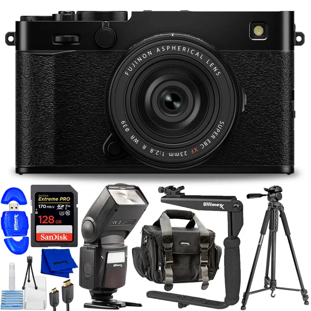 FUJIFILM X-E5 Mirrorless Camera with XF 23mm f/2.8 Lens (Black) 10PC Bundle