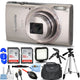Canon Compact Digital Camera IXY 650 HS M (Silver) 7283C001 - 12PC Accessory Kit Canon