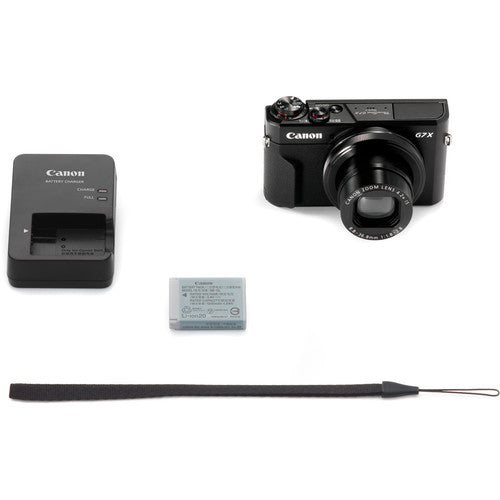 Canon PowerShot G7 X Mark II Digital Camera (Renewed) + EXT BATT + 32GB + Bundle