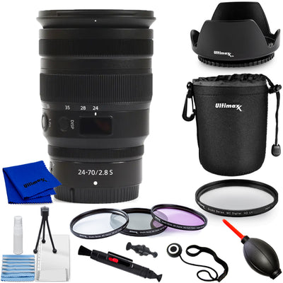 Nikon NIKKOR Z 24-70mm f/2.8 S II Lens 20129 - 10PC Accessory Bundle